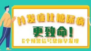 一图读懂 | 并发症比糖尿病更致命！6个预警信号帮你早发现