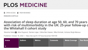 伦敦大学最新研究发现：人到中年睡太少，多种疾病风险最高增加54%！