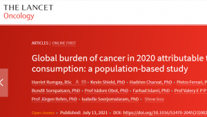 Lancet（IF=203）等连发多篇！不要喝酒，不要喝酒，不要喝酒，饮酒容易引起食管癌，肝癌，心血管等疾病