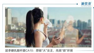 鼠李糖乳酪杆菌CA15：想做“大”女主，先搞“微”环境
