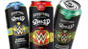 WWE 与 Seagram's Escapes Spikes 达成合作 推出首款联合品牌即饮产品