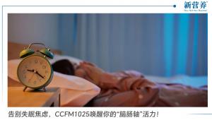告别失眠焦虑，CCFM1025唤醒你的“脑肠轴”活力！