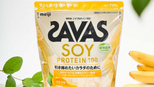 Savas蛋白粉上新：100%大豆“老配方”+香蕉味“新创意”