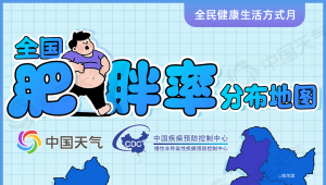 全国肥胖率分布地图首发！一键自查：你的体重在 “健康区” 吗？