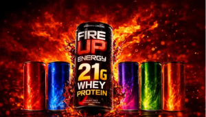 配方大升级！Fire Up能量饮料换“蛋白核心”，5款新口味即将揭晓