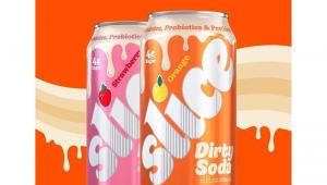 健康配方解锁网红新口感！Slice Soda推出功能性脏汽水