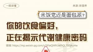 米饭党VS面包派?饮食习惯里竟藏着代谢小知识