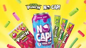 糖果风味持续出圈！NO CAP! Soda Pop 携手Sour Punch达成饮品授权合作