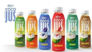 椰子水+鲜果混搭！Rita Coco JUS推出七款风味即饮椰子水