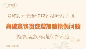 多吃碳水竟会伤脑？柳叶刀子刊：高碳水饮食或对大脑造成损伤，健康脂肪反而能保护大脑