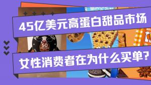 45亿美元高蛋白甜品市场，女性消费者在为什么买单？